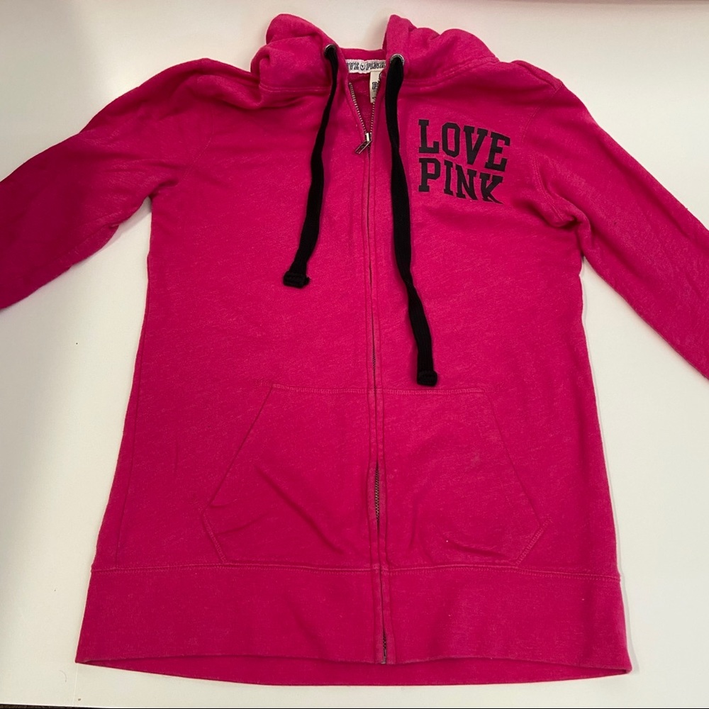 Women’s Pink Zip-up Sweatshirt